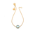 London Blue Topaz Single Stone Bracelet In 18k Yellow Gold