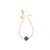 London Blue Topaz Single Stone Bracelet In 18k Yellow Gold