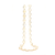 18K Yellow Gold Necklace With Rainbow Moonstone