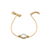 Rainbow Moonstone & Color Diamond Bracelet In 18K Yellow Gold