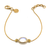 Tresor Collection - Gemstone & Color Diamond Bracelet In 18K Yellow Gold Rainbow Moonstons