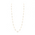Tresor Collection - Gemstone Long Station Necklace In 18K Yellow Gold Rainbow Moonstone
