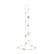 Aquamarine Oval Long Necklace in 18k Yellow Gold