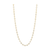 Rainbow Moontone Long Station Necklace in 18K Yellow Gold
