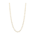 Tresor Collection - Rainbow Moontone Long Station Necklace in 18K Yellow Gold