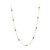 Blue Sapphire & Rainbow Moonstone Necklace In 18K Yellow Gold