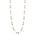 Blue Sapphire Necklace In 18K Yellow Gold