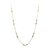 18Kt Yellow Gold Necklace With Emerald Marquise