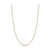 Tresor Collection - Rainbow Moonstone Round Necklace in 18k Yellow Gold