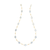 Tresor Collection - Gemstone Long Station Necklace In 18K Yellow Gold White Moonstone