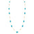 Turquoise Necklace in 18k Yellow Gold