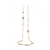 Wihite Moonstone Necklace in 18k YG