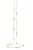 Rainbow Moonstone & Pink Tourmaline Necklace in 18k Yellow Gold