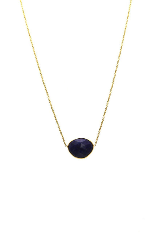 Lapis Necklace In 18K Yellow Gold