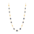 Rainbow Moonstone Necklace In 18K Yellow Gold