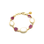 18Kt Yellow Gold Bracelet With Blue Sapphire & Moonstone