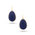 Tresor Collection - Gemstone Unshaped Earring In 18K Yellow Gold Lapis