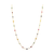 Tresor Collection - Multicolor Stones Long Necklace in 18k YG