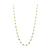 Tresor Collection - Multicolor Stones Long Necklace in 18k YG