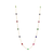 Tresor Collection - Multicolor Stone Necklace in 18k YG