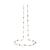 Multicolor Stones Marquise Long Necklace in 18k Yellow Gold