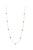 Blue Sapphire Oval Necklace In 18k Yellow Gold