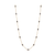 Blue Sapphire Oval Necklace In 18k Yellow Gold