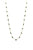 Emerald Oval Necklace in 18k Yellow Gold