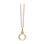 Amethyst Simple Round Pendant In 18K Yellow Gold
