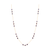 Iolite Oval Long Necklace In 18K Yellow Gold