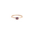 Orange Sapphire Ring in 18k Yellow Gold