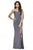 Faviana - Satin Sweetheart Evening Dress in Gray 7891  in Gray