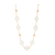 Tresor Collection - Rainbow Moonstone Square Cushion in 18k Yellow Gold