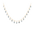 Tresor Collection - Gemstone Marquise Dangle Necklace in 18k Yellow Gold Blue Sapphire