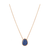 Tresor Collection - Gemstone Unshape Necklace in 18k Yellow Gold Blue Sapphire