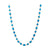 Tresor Collection - Turquoise & Milky Moonstone Unshaped Necklace in 18k Turquoise