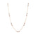 Tresor Collection - Rainbow Moonstone Round Necklace in 18k Yellow Gold