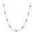 Tresor Collection - Rainbow Moonstone Rd. & Amethyst Oval Necklace in 18k Yellow Gold