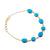 Tresor Collection - Turquoise Bracelet in 18k Yellow Gold