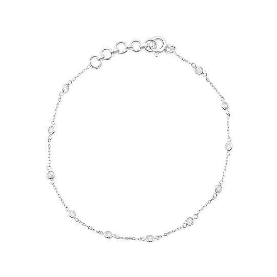 Tresor Collection - Diamond Bracelet in 18k White Gold