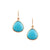 Tresor Collection - Turquoise Tabiz Earring in 18k Yellow Gold
