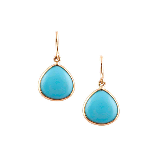 Tresor Collection - Turquoise Tabiz Earring in 18k Yellow Gold
