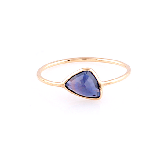 Tresor Collection - Blue Sapphire Unshaped Ring in 18k Yellow Gold