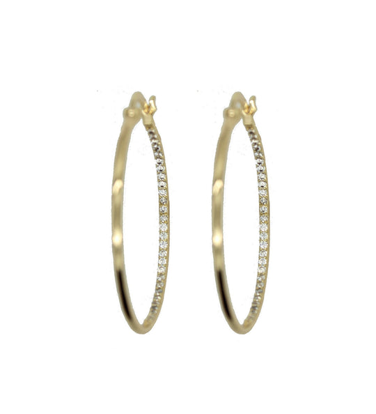 Rachael Ryen - Vieux Carre Hoops in Gold