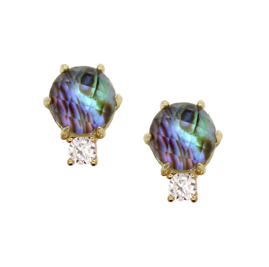 Caitlin Stud - Abalone