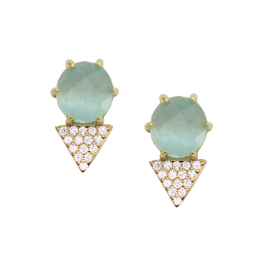 Rachael Ryen -  Rebecca Studs - Aqua