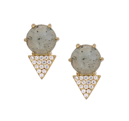 Rebecca Studs - Labradorite