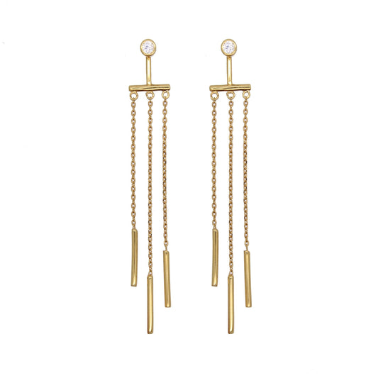 Long Chain Ear Jackets