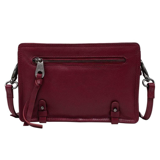 Fairfax mini Crossbody Lamba Cow / Oxblood