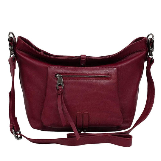Fairfax LG Crossbody Lamba Cow / Oxblood